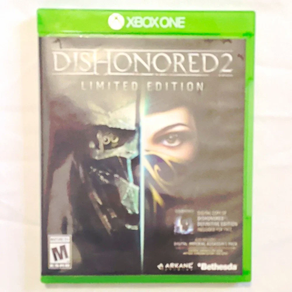 Bethesda Dishonored 2 Limited Edition Xbox One Action Adventure Manual NTSC 2016